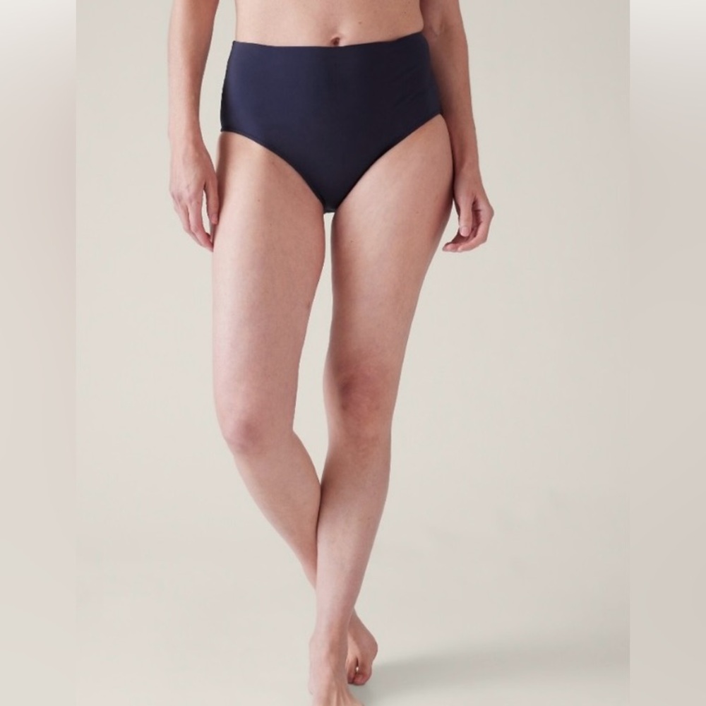 🆕 Athleta Hampton High Waist Bikini Bottoms Size XS NWT